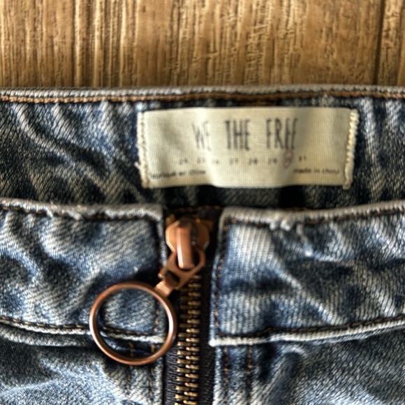 We The Free Denim Front Zip
Mini Skirt, Size 30 - Picture 4 of 13
